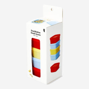 Set of square snack boxes - 5 pcs - Image 3