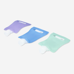 Set of travel pouches for liquids - 3 pcs - Image 3