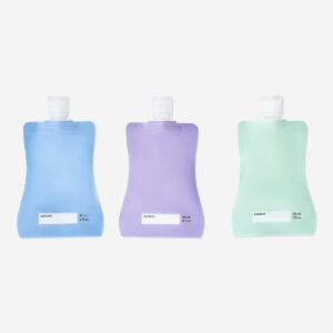 Set of travel pouches for liquids - 3 pcs - Image 2