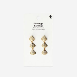 Shells on a row earrings - Image 1