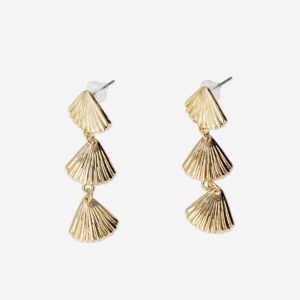 Shells on a row earrings - Image 2