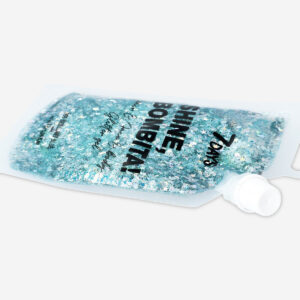 Shine bombita hair, face & body glitter gel by 7DAYS - 905 Brilliant blue - Image 2