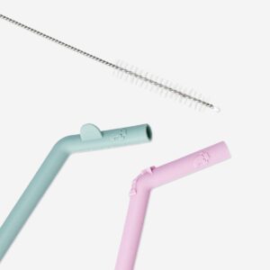 Silicone straws - 4 pcs - Image 3