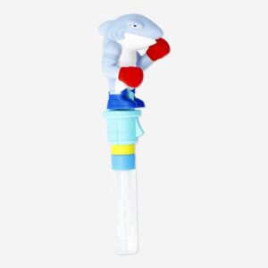 Soap bubbles with punching sharks
