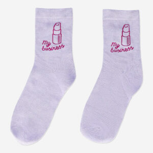 Soft Socks with Lipstick - 36/38 - Image 2