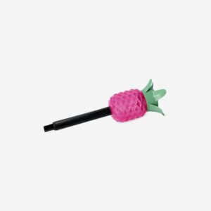 Solar lamp with pink pineapple topper - Image 3