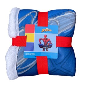 Spiderman Fleece Blanket - Sherpa - Relax - Image 2