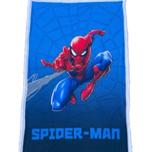 Spiderman Fleece Blanket - Sherpa - Relax - Image 1