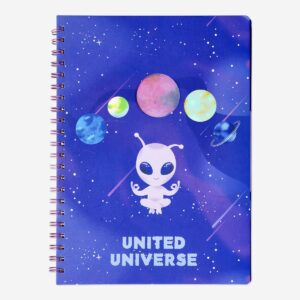 Space notebook with page markers - Image 1