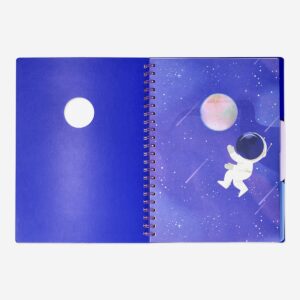 Space notebook with page markers - Image 2