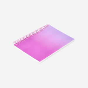 Spiral bound notebook with gradient cover - A5 - Image 3