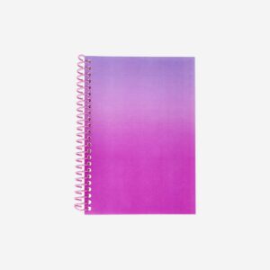 Spiral bound notebook with gradient cover - A5 - Image 1