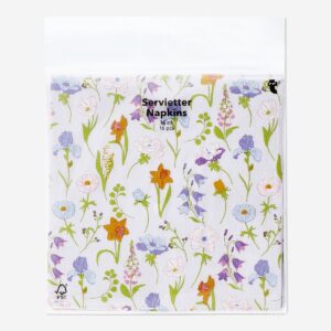Spring themed floral napkins - 16 pcs - Image 3