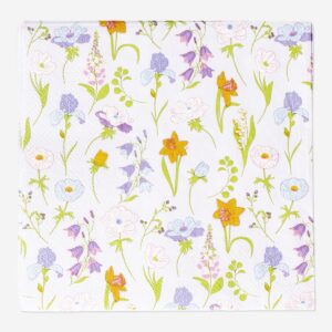 Spring themed floral napkins - 16 pcs