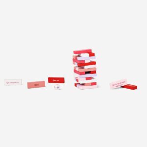 Stacking tower game with Valentine's messages - Image 3