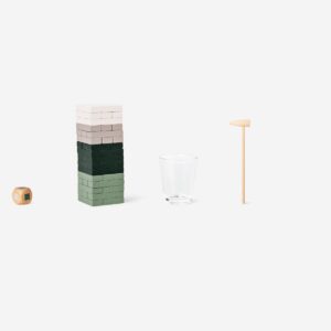 Stacking tower shot game for two to four players - Image 2