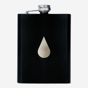 Stainless steel hip flask - 210 ml - Image 1