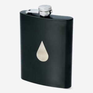 Stainless steel hip flask - 210 ml - Image 3