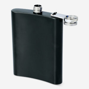 Stainless steel hip flask - 210 ml - Image 2