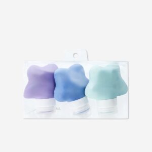 Star shaped travel bottles - 3 pcs