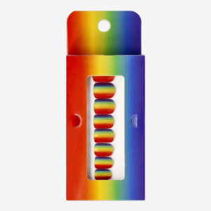Stick on nails - Rainbow