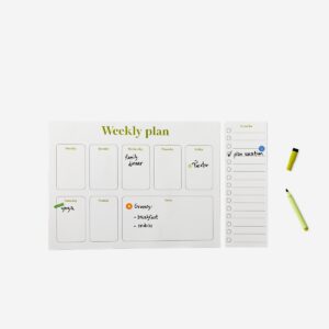 Sticky planner pad with stickers and marker - English - Image 3