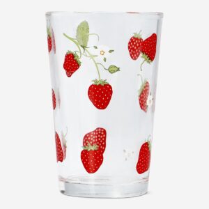 Strawberry drinking glass - 220 ml - Image 2