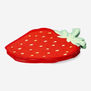 Strawberry napkins - 15 pcs - Image 2