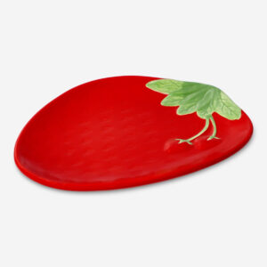 Strawberry serving dish