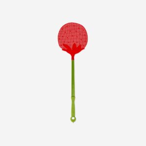 Strawberry shaped fly swatter