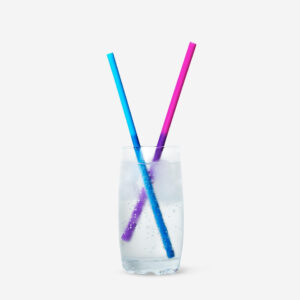 Straws with colour-changing effect. 12 pcs - Image 2