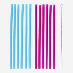 Straws with colour-changing effect. 12 pcs - Image 1