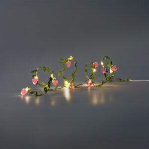 String lights with strawberries - 7.5 cm - Image 3