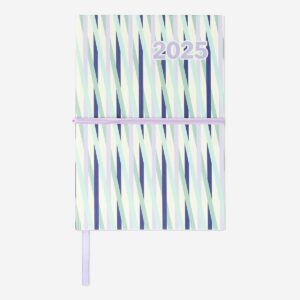 Striped Daily Diary A5 - English - Image 1