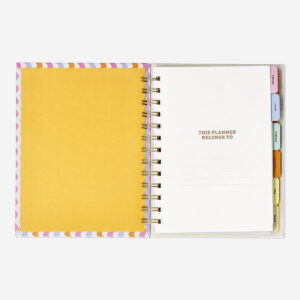 Study planner with wavy pattern - English - Image 3