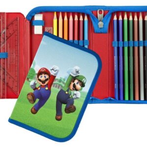Super Mario Filled Pencil Case - Mario & Luigi - Image 3