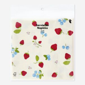 Summer berries napkins - 16 pcs - Image 3