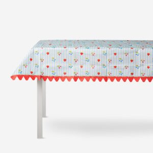 Tablecloth with berry print - 120 x 180 cm - Image 1