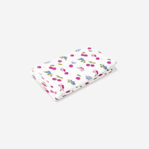 Floral tablecloth with cherries - 140 x 220 cm - Image 3