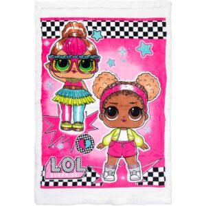 LOL Surprise character fleece blanket Coral - Pink