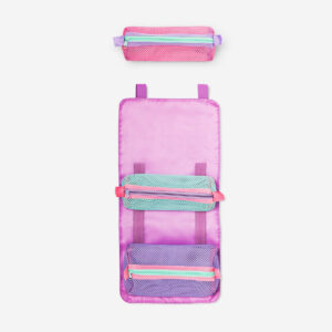 Toiletry bag with four compartments