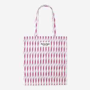 Striped tote bag
