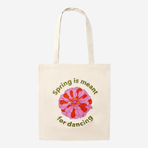 Tote bag with flower - Image 2