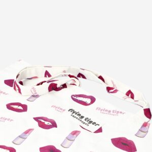 Tote Bag with Lips - Image 3