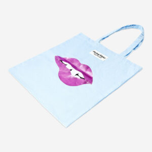 Tote bag with lips - Image 3