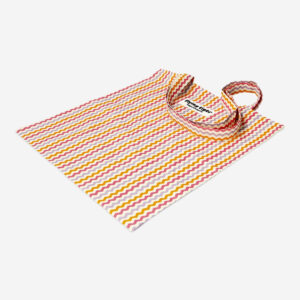 Tote bag with wavy striped - Image 3