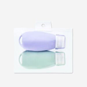 Travel bottles with scrub function - 2 pcs - Image 2