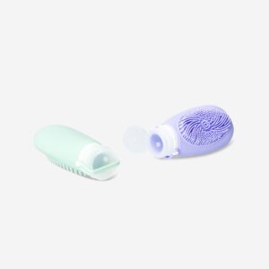 Travel bottles with scrub function - 2 pcs - Image 3