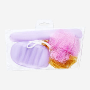 Travel cases with loofah - Image 1