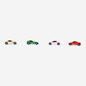 Wooden truck with cars - Image 3